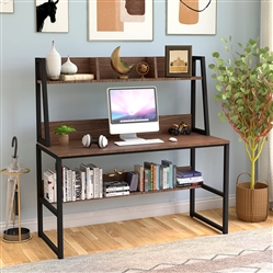 Computer Desk With Shelving 