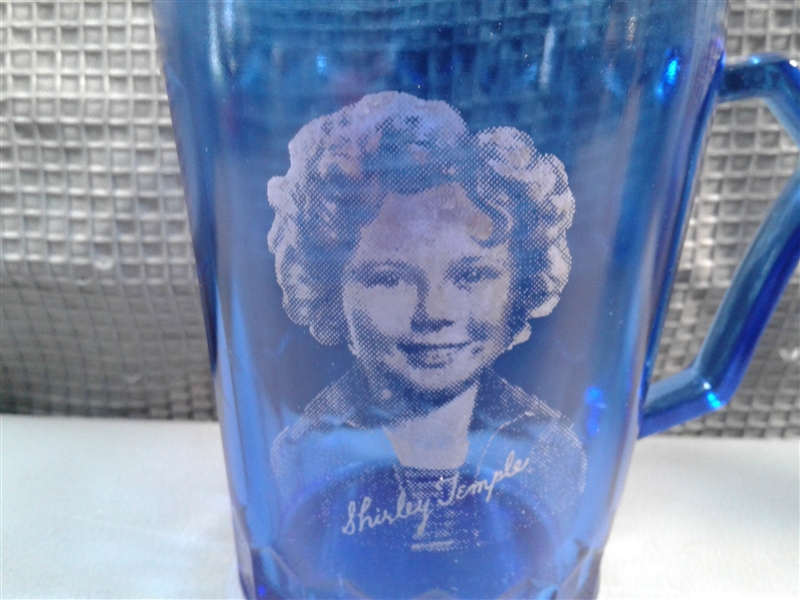 Vintage Original Shirley Temple Creamer Pitchers & Salt Shaker