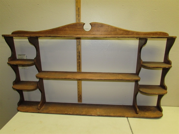 WOODEN WALL SHELF