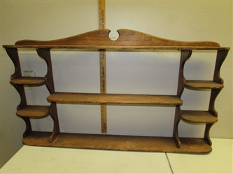 WOODEN WALL SHELF