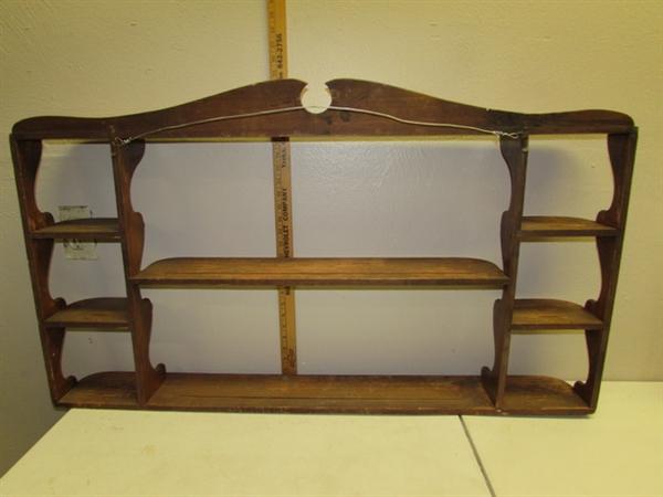 WOODEN WALL SHELF