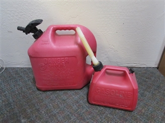 5 & 1.5 GALLON FUEL CANS