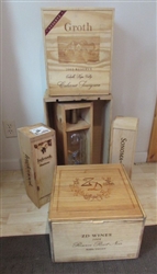 WOODEN WINE BOXES