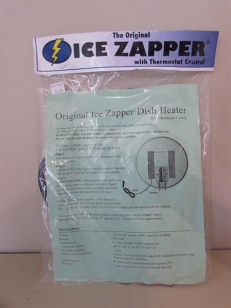 THE ORIGINAL ICE ZAPPER - SATELLITE DISH HEATER