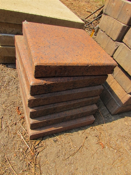 ASSORTED STEPPING STONES AND BRICKS