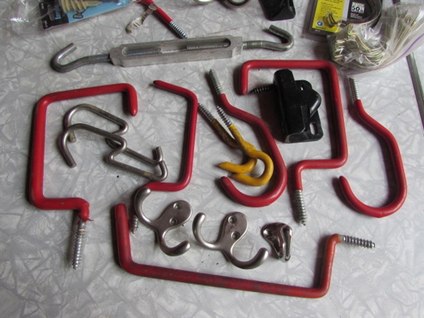 LOTS OF HOOKS FOR ANY NEED