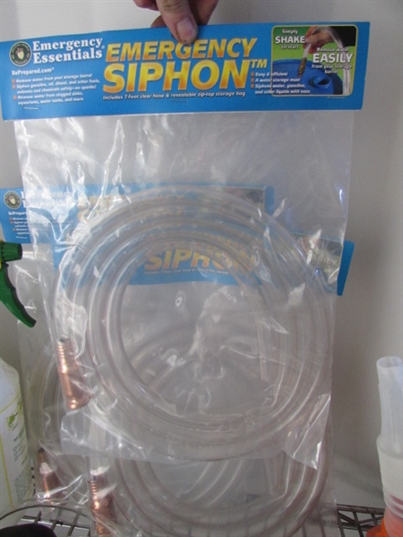 FUNNELS, SOIL WATER TESTERS, SIPHON HOSES & MORE