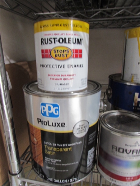 PAINT, STAIN & PAINTING SUPPLIES