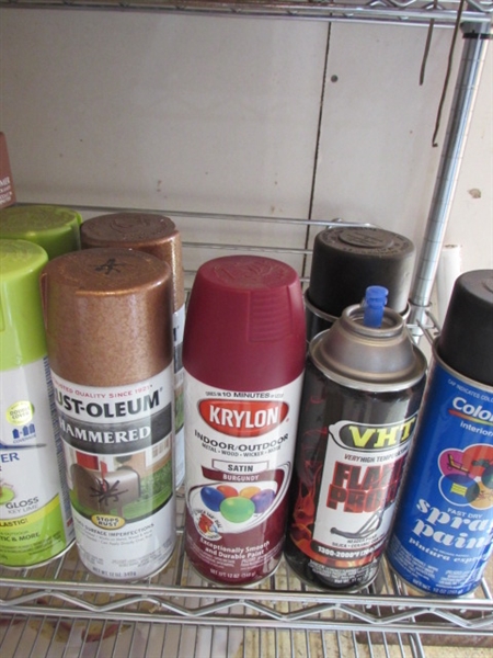 SPRAY PAINT, JOINT COMPOUND & MORE