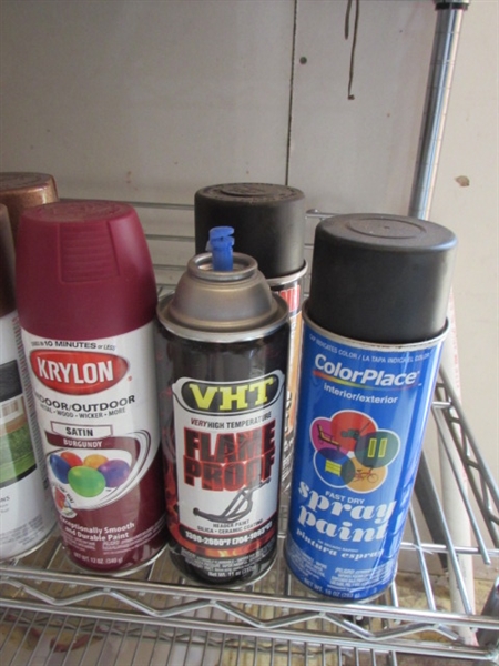 SPRAY PAINT, JOINT COMPOUND & MORE