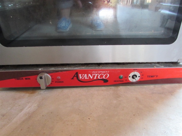 Avantco Equipment 1/2 Size Convection Oven