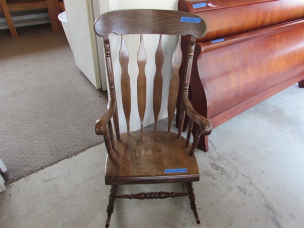 Highback Wood Rocking Chair