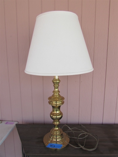 Gold Lamp with Shade