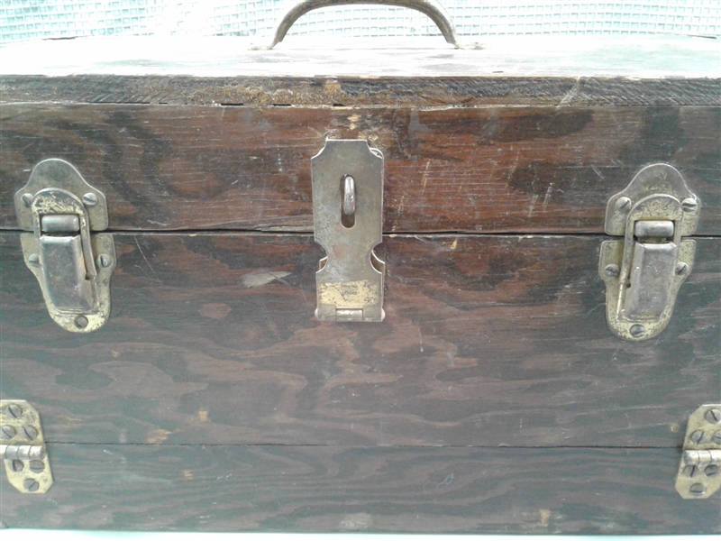 Vintage Tackle Box With Tackle 