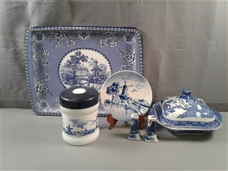 Blue and White Dishes 