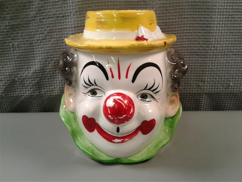 Vintage Clown Cookie Jar