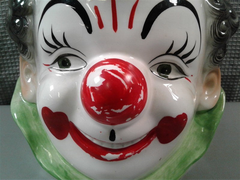 Vintage Clown Cookie Jar