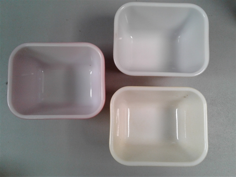 9 Pc Vintage Pyrex Refrigerator Dishes & Lids