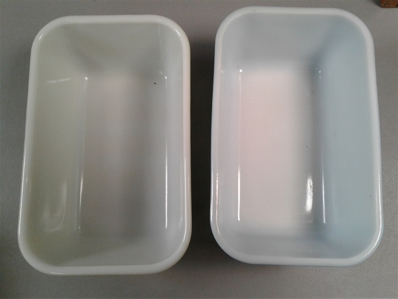 9 Pc Vintage Pyrex Refrigerator Dishes & Lids