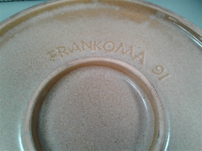 Vintage Frankoma Pottery Pie Plate and Mug