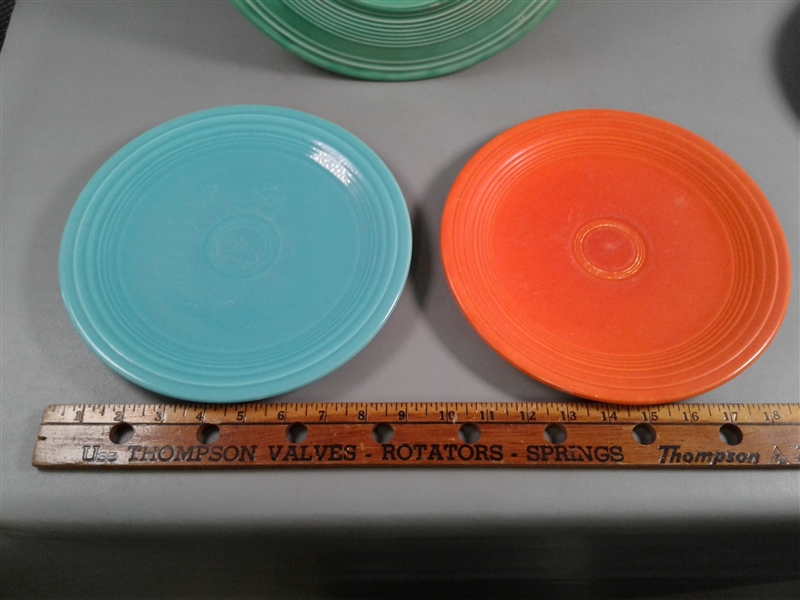 Vintage Fiesta Ware and other Plates