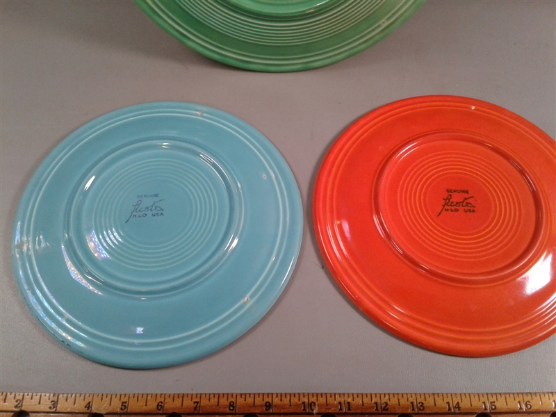 Vintage Fiesta Ware and other Plates