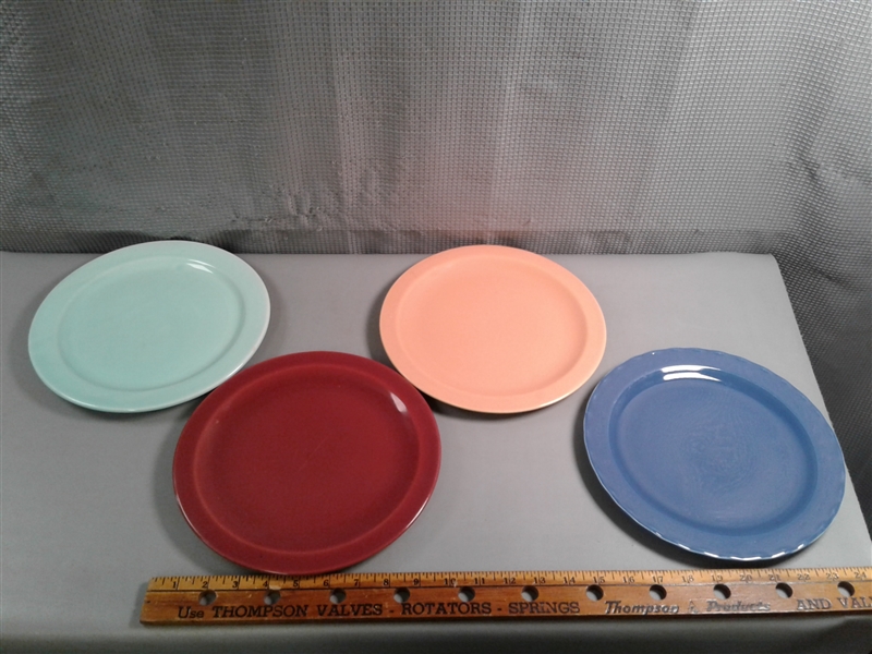 Vintage Fiesta Ware and other Plates