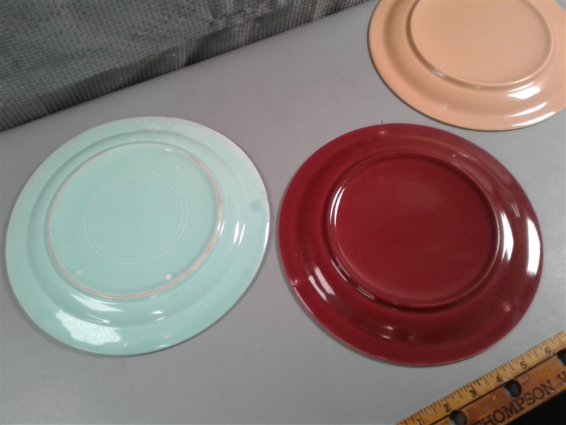 Vintage Fiesta Ware and other Plates