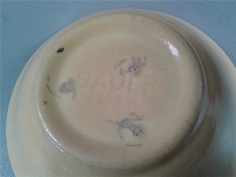 Vintage Bauer Pottery and Varages