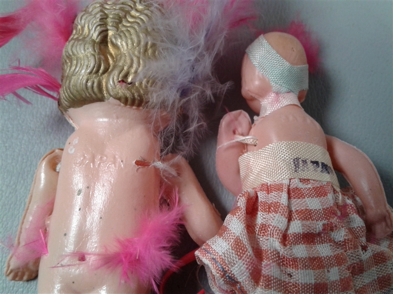 Vintage Plastic Babies and Paper Dolls