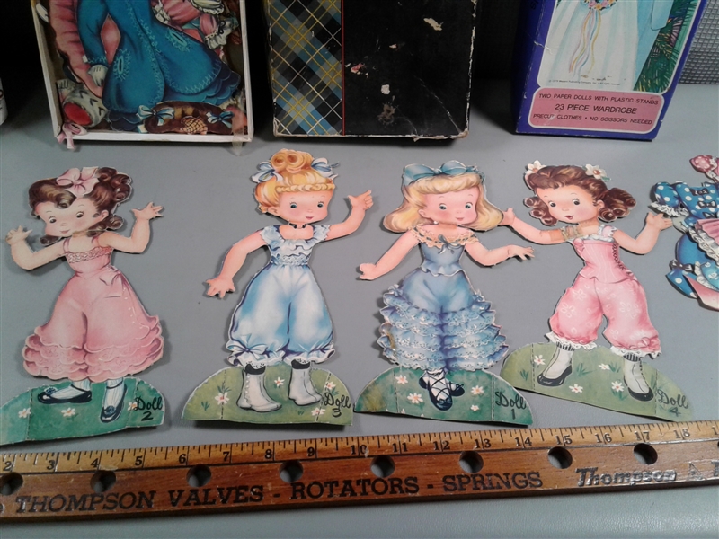 Vintage Plastic Babies and Paper Dolls