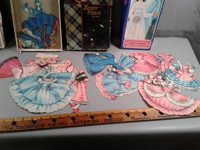 Vintage Plastic Babies and Paper Dolls