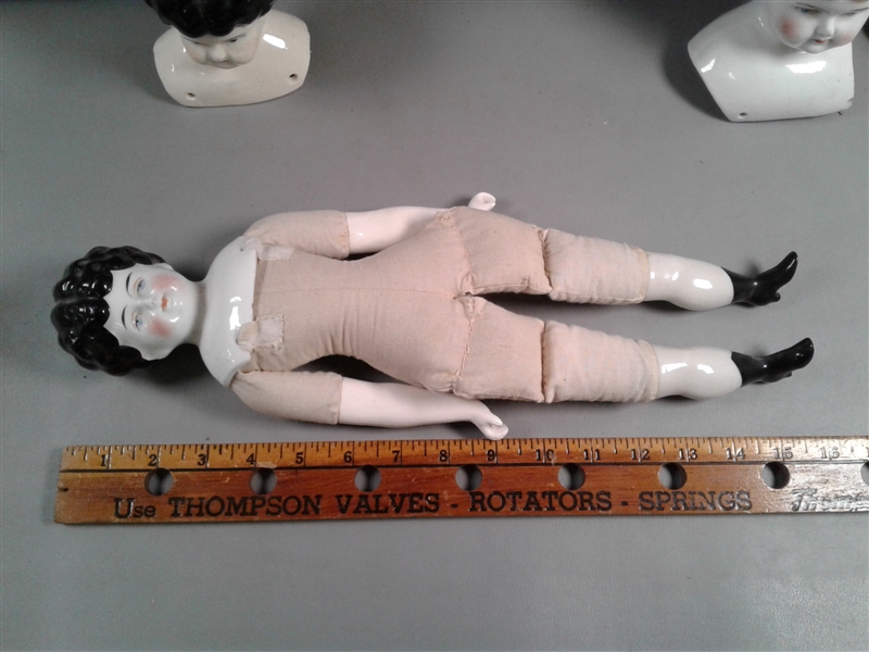 Vintage Porcelain Dolls, Heads, and Parts