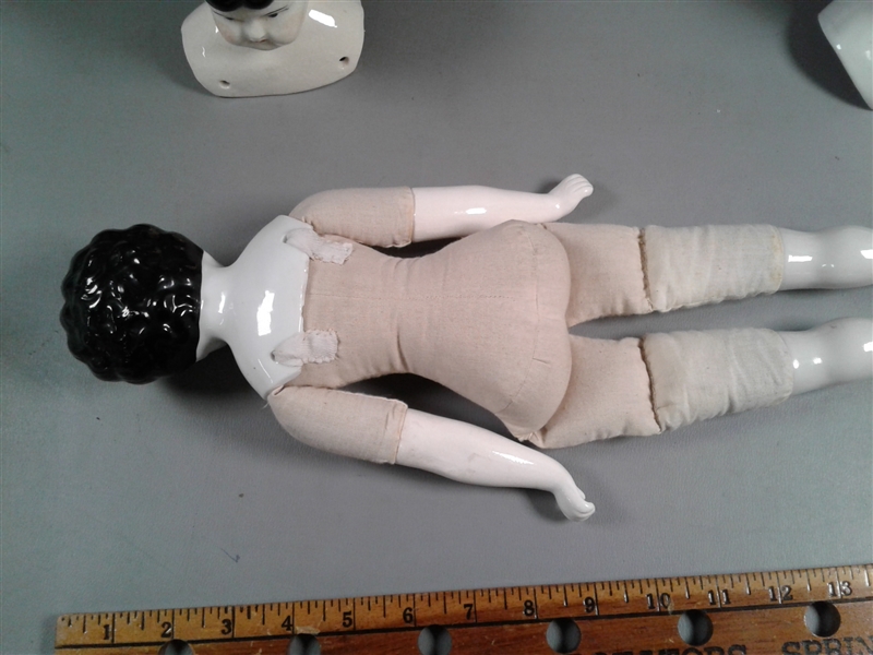 Vintage Porcelain Dolls, Heads, and Parts