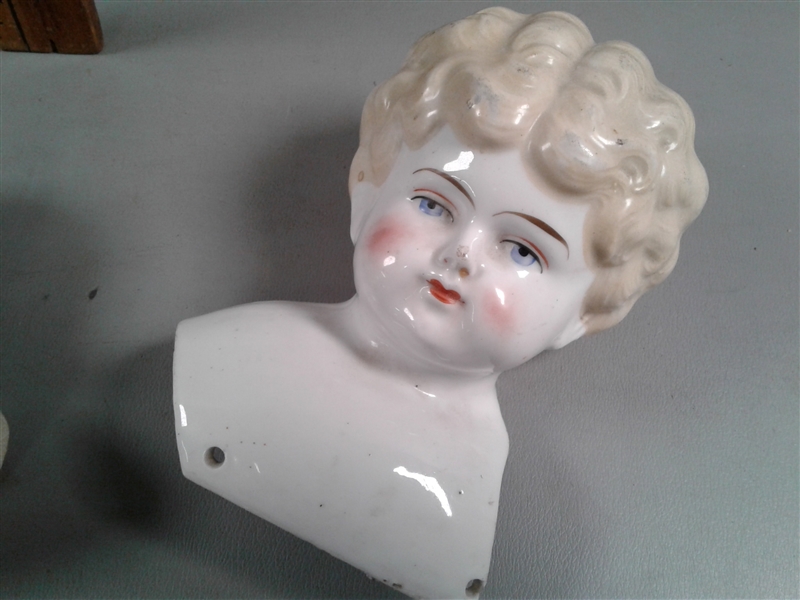 Vintage Porcelain Dolls, Heads, and Parts