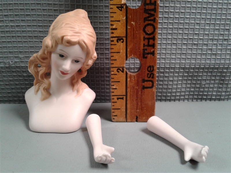 Vintage Porcelain Dolls, Heads, and Parts