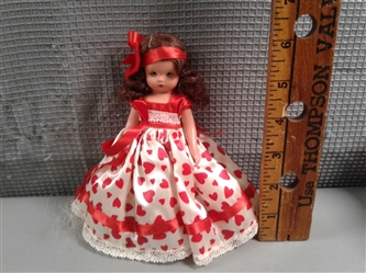 Vintage Nancy Ann Storybook Dolls Lynn & Her Wardrobe, Big Sister, and Queen of Hearts