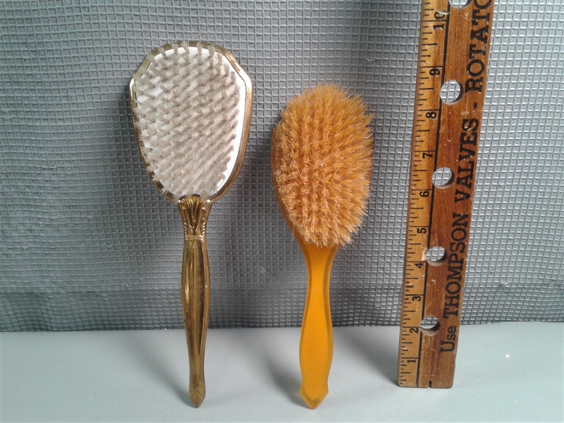 Antique and Vintage Hairbrushes and Hand Mirrors