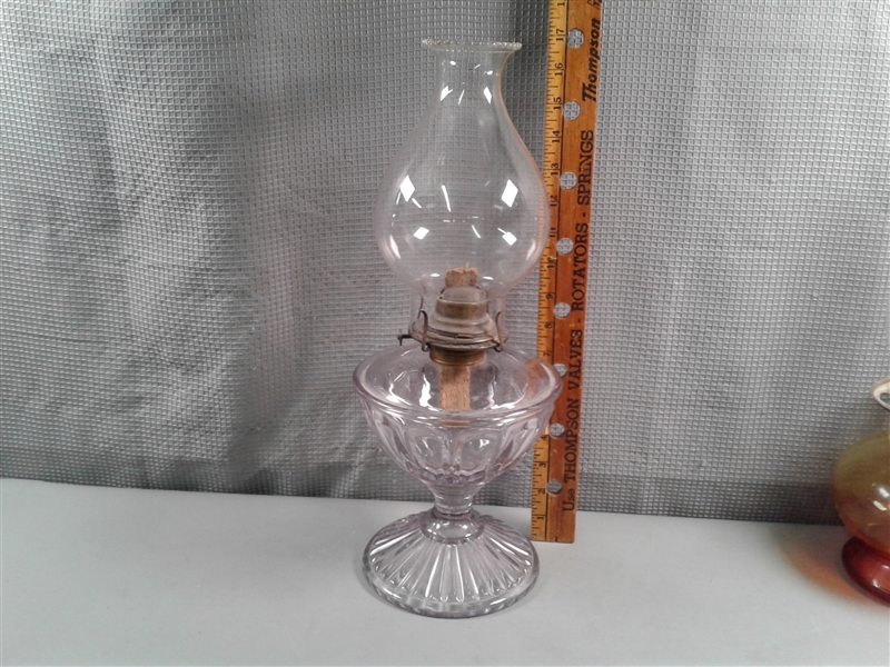 Vintage Hurricane Lamps