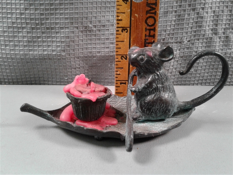 Vintage Animals- Candle Holder, Bank, Figurines