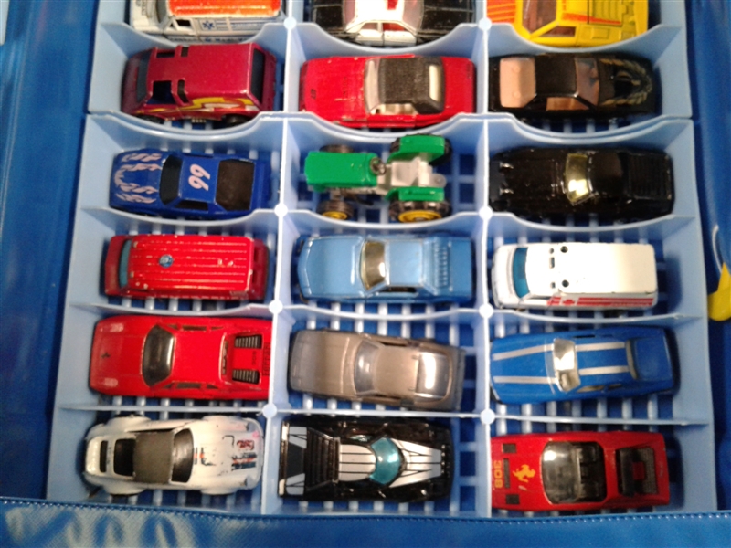 Vintage Hotwheels in Case and Other Die Cast Cars