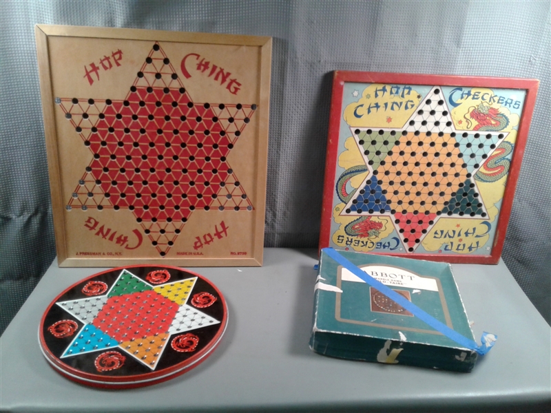 Vintage Board Games- Chinese Checkers and Abbott