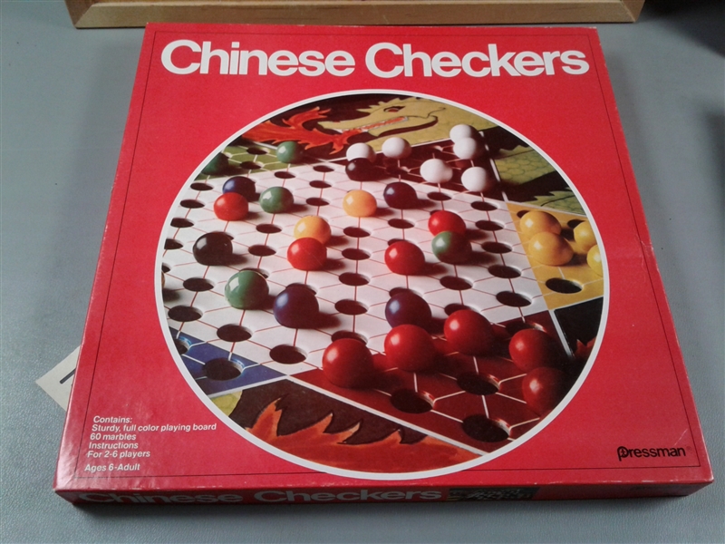 Vintage Board Games- Chinese Checkers and Abbott