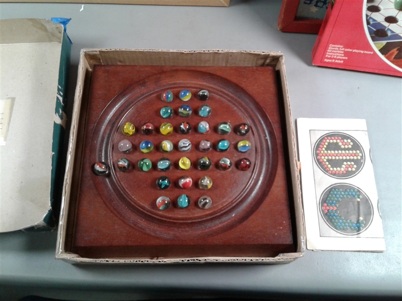 Vintage Board Games- Chinese Checkers and Abbott