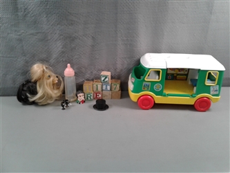 Sweetie Pups Dog, Tycoon Preschool Van And More