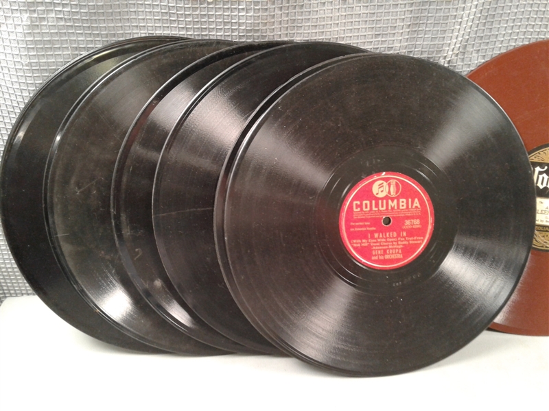 Antique/Vintage Records Without Sleeves and Blank Sleeves- Red Vocalion