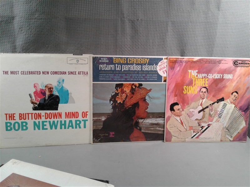 Vintage Vinyl Records- Honky Tonk Piano, Cafe Italiano, Al Martino, Sergio Franchi, etc