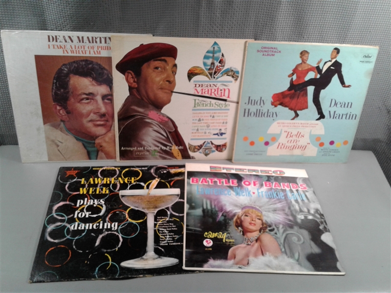 Vintage Vinyl Records- Honky Tonk Piano, Cafe Italiano, Al Martino, Sergio Franchi, etc