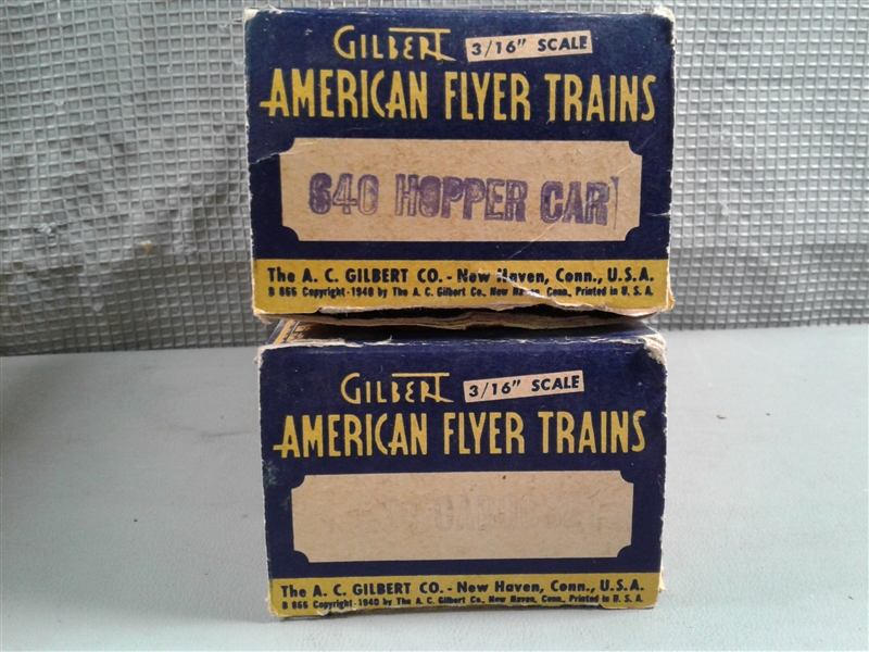Vintage Reading Lines American Flyer Trains and Tracks- Original Boxes + Trains Book