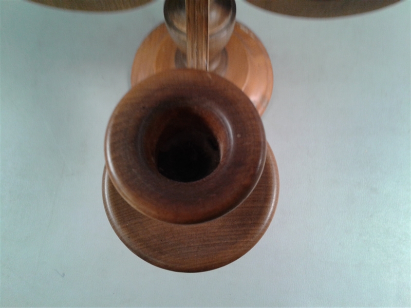 Wood Candelabra